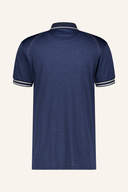 Abacus Spey DryCool Polo in blau mit Kragen und kurzen Ärmeln, sportliches Herren-Polo aus atmungsaktivem Material