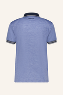 Herren-Spey DryCool Polo von Abacus, leichtes und atmungsaktives Poloshirt in Blau mit Kragen und Knopfleiste.