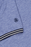 Abacus Spey DryCool Polo in Blau, bequemes Herren-Polo mit atmungsaktivem DryCool Stoff, sichtbarer Kragen und Knopfleiste.