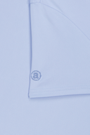 Abacus Hosel DryCool Poloshirt in Blau, atmungsaktives Polohemd mit Knopfleiste und Logo-Stickerei auf der Brust.