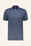 Abacus Headfort DryCool Poloshirt in Blau, atmungsaktives Polo-Shirt mit Kragen und Knopfleiste, bequemes Herren-Design