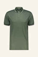Abacus Headfort DryCool Polohemd in Blau mit Kragen und Knopfleiste, atmungsaktives Herren-Polo für Komfort.