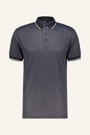 Abacus Headfort DryCool Polohemd aus atmungsaktivem Stoff, in Blau mit Kragen und Knopfleiste, für sportlichen Komfort.