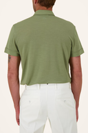 J. Lindeberg Paz Polo in neutral Farbton, hochwertige Baumwoll-Poloshirt mit Kragen und Knopfleiste, lässiger Herrenmode-Look