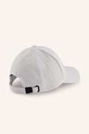 J. Lindeberg Caden Cap, stylische schwarze Kappe mit gebrandetem Logo, aus weichem Stoff, perfekt für sportliche Outfits