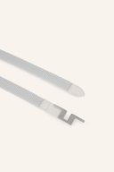 J. Lindeberg Lykke geflochtener Gürtel aus Leder, braun mit dekorativem Muster, für Damen und Herren.