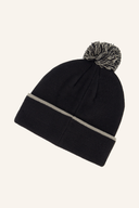 J. Lindeberg Stripe Beanie Mütze aus weichem Material mit gestreiftem Design, geeignet für kalte Tage.