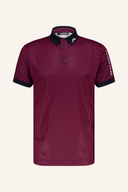 J. Lindeberg Tour Tech Print Polo, bequemes Poloshirt mit Druckmuster, sportlich und stilvoll für den Alltag.
