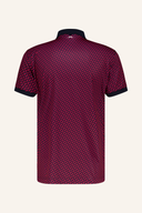 J. Lindeberg Tour Tech Print Polo, bequemes Poloshirt mit Druckmuster, kurze Ärmel, sportlicher Stil, hochwertige Baumwolle