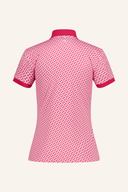 J. Lindeberg Tour Tech Print Polo, bequemes Poloshirt mit Druckmuster, aus weichem Stoff für sportlichen Stil und Komfort