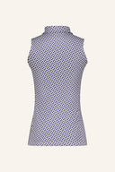 J. Lindeberg Dena Print ärmfreies T-Shirt mit grafischem Druck, aus weichem Stoff, perfekt für lässige Sommerlooks.