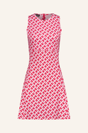 J. Lindeberg Cora Print Kleid mit floralem Muster, sommerlich leichtes Damenkleid aus Baumwolle, sauber verarbeitet und modisch.