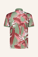 J. Lindeberg Tour Tech Print Golf Poloshirt, kurzärmeliges T-Shirt mit Druck, sportlich und bequem für Golfspieler.