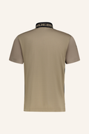 J. Lindeberg Bo Poloshirt in hellblau, bequemes T-Shirt aus Baumwolle mit Kragen und Knopfleiste, modisch und casual.