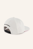 J. Lindeberg 30Y Cap, schwarze Kappe aus Baumwolle mit gesticktem Logo auf der Vorderseite, sportliches Design