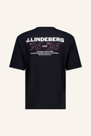 Hale T-Shirt von J. Lindeberg, bequemes graues T-Shirt mit Rundhalsausschnitt, stilvoll und vielseitig kombinierbar.