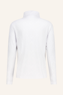 J. Lindeberg Matthew Midlayer Polo in blau, leichter Baumwollstoff mit Kragen und Knopfleiste, sportliches Design.