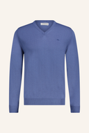 J. Lindeberg Lymann Strickpullover aus weicher Wolle, dunkelblau, mit feinem Strickmuster für stilvollen Komfort.