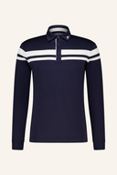 Kenny LS stripe polo