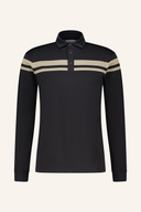 Kenny LS stripe polo