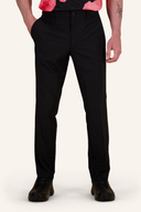 Lange Golfhose von J. Lindeberg, elastisches Material, klassische Passform, in neutraler Farbe, auf weißem Hintergrund.
