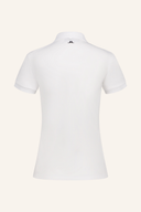 J. Lindeberg Tour Tech Poloshirt in grau mit Kragen und kurzen Ärmeln, bequemes Poloshirt für sportlichen Look