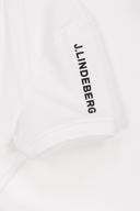 J. Lindeberg Tour Tech Poloshirt in Blau mit Kragen und Knopfleiste, ideal für sportliche Freizeitkleidung