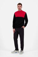J. Lindeberg Axil Fleece Twill Golfhose, lange Hosen in dunkler Farbe mit elastischem Bund und Taschen, für sportlichen Komfort.