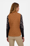 Graue Bonnie Weste von Daily Sports, leichte Damenjacke mit Reißverschluss und Stehkragen, für sportliche Outdoor-Aktivitäten