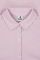 Damen-Fairway ärmlose Polo-Shirt von Daily Sports, sportliches Poloshirt aus atmungsaktivem Material in Weiß mit Logo-Details