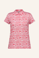 Allover Print Poloshirt von Daily Sports, Polo-Shirt mit buntem Allover-Muster, hochwertiger Stoff und sportliches Design.