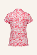 Allover Print Poloshirt von Daily Sports, bequemes Polo mit buntem Allover-Muster, kurzärmlig und sportlich.