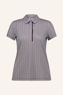 Diamond Polo Poloshirt von Daily Sports, hellblaues Polohemd aus Baumwolle mit kragen und Knopfleiste, vorne mit Diamond-Design.