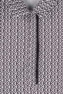 Diamond Polo Poloshirt von Daily Sports in Weiß mit Diamantenmuster, kurze Ärmel und klassischer Kragen.