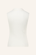 LADIES 95% COTTON 5% CASHMERE KNITTED VEST