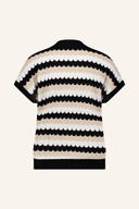 Herren-Zig-Zag Polo von Daily Sports, bequemes Polo-Shirt mit buntem Zickzack-Muster, kurze Ärmel, sportlicher Look