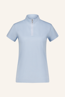 Damen Polo-Shirt Kim Cap Sleeve von Daily Sports, kurzärmeliges T-Shirt aus atmungsaktivem Material in neutralem Design