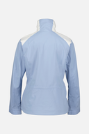 Leichte, wasserdichte Cloud Regenjacke von Cross Sportswear, atmungsaktive Outdoor-Jacke in dunkler Farbe, sichtbar auf dem Bild.
