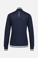 Dunkelgraue Cross Sportswear Storm Jacke aus wetterfester Jacke mit Kapuze und Reißverschluss, für Outdoor-Bedingungen.