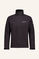 Regenjacke von Peak Performance, 2,5L Golfjacke, wasserdicht und atmungsaktiv, grün, mit Kapuze und Reißverschluss.