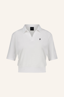 Gerades, plissiertes T-Shirt von Peak Performance mit eleganten Falten und bequemem Schnitt.