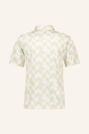 Grafisches Peak Performance Polo-Shirt mit kurzen Ärmeln, bequemes T-Shirt aus weichem Stoff, sportlich und stilvoll.