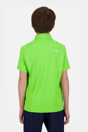 Kjus Self Collar Poloshirt aus Baumwolle, hellblau, mit Knopfleiste und Logo-Stickerei auf der Brust, bequemes Polo für Damen