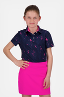 Kjus bedrucktes Poloshirt, elegante Polo mit Print, kurzärmlig, für Männer, hochwertiges Casual-Design, stilvoller Kleidungsstil