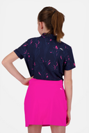 Kjus bedrucktes Poloshirt, stilvolles Polohemd mit farbigem Druck, kurze Ärmel, klassischer Kragen, für Damen und Herren