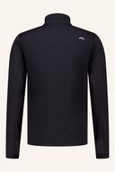 Kjus Reach Jacke, wasserdichte Outdoor-Jacke in Schwarz mit Kapuze und reflektierenden Details, für Damen.