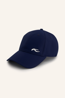 Kjus Dual Ponytail Cap, schwarze Kappe mit zwei Ponytail-Öffnungen, sportlich und bequem für Damen.