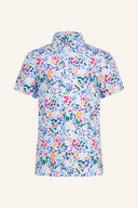 Gedrucktes Kjus Poloshirt mit klassischen Kragen und kurzen Ärmeln, bequemes Herren-Poloshirt aus atmungsaktivem Material