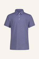 Kjus bedrucktes Polo-Shirt, kurzärmliges Poloshirt aus Baumwolle, mit Knopfleiste und farbigem Druck.