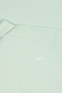 Kjus Savin Structure Polo in Blau, atmungsaktives Polohemd mit strukturiertem Design, bequemes Sport- und Freizeitkleidung.